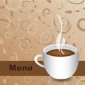 Cafe Menu Vector Royalty Free Stock Photo
