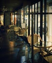 The cafe at the night Royalty Free Stock Photo