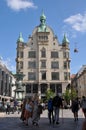 Cafe norden building on storget amager torv in Copenhagen