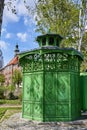 Cafe octagon is a Berlin nickname for a typical public toilet from the end of the 19th century in Berlin