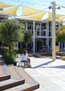 Outdoor cafe park