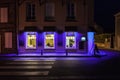 Cafe in purple