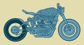 Cafe racer vector file