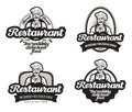 Cafe, restaurant vector logo. diner, eatery icon