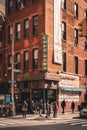 Cafe Roma, in Little Italy, Manhattan, New York City Royalty Free Stock Photo