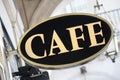Cafe sign Royalty Free Stock Photo
