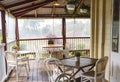 Cafe Table Settings In Historic House Royalty Free Stock Photo