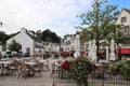 Cafe in the street in Pont Aven