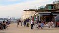 Cafe at Telscombe cliffs in Sussex.