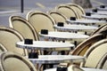 Cafe terrace in Paris Royalty Free Stock Photo