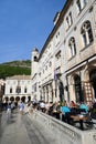 Pred Dvorom street in the old town of Dubrovnik Royalty Free Stock Photo