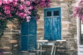 Cafe at Tinos Island, Cyclades, Greece Royalty Free Stock Photo