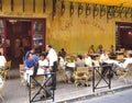 Cafe Van Gogh at Place du Forum in Arles Royalty Free Stock Photo