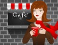 Cafe Woman