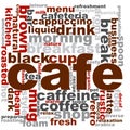 Cafe word cloud