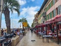 Cafes and restaurants in the Old Port of Cannes, South of France