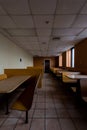 Cafeteria with Seats - Veterans Affairs Medical Center - Pittsburgh, Pennsylvania Royalty Free Stock Photo