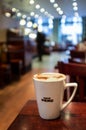 Caffe Nero (Cappuccino) Royalty Free Stock Photo