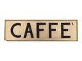 Caffe sign