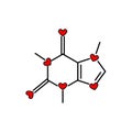 Caffeine chemical formula with hearts Royalty Free Stock Photo