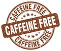 caffeine free brown stamp