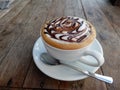 Caffeine-laden hot Cappuccino Royalty Free Stock Photo