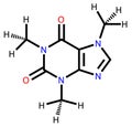 Caffeine structural formula