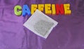 Caffeine and tea bag