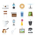 CafÃÂ© and coffeehouse icons