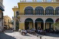 Cafe on Plaza Vieja and Calle Mercaderes in Havana, Cuba