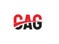 CAg Letter Initial Logo Design Vector Illustration Royalty Free Stock Photo