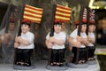 Caganer, catalan character in the nativity scenes Royalty Free Stock Photo