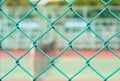 Cage of blurred tennis outdoor Royalty Free Stock Photo