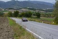 CISITALIA 202 SC BERLINETTA PININ FARINA 1948 on an old racing car in rally Mille Miglia 2020 the famous italian historical race Royalty Free Stock Photo