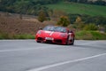 FERRARI SCUDERIA SPIDER 16M on an old racing car in rally Mille Miglia 2020 the famous italian historical race 1927-1957