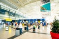 Cagliari. Interior of Cagliari International Airport Elmas. Airport Hall Royalty Free Stock Photo