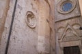 Secondary entrance of Cagliari cathedral Royalty Free Stock Photo