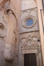 Secondary entrance of Cagliari cathedral Royalty Free Stock Photo