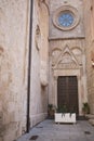 Secondary entrance of Cagliari cathedral Royalty Free Stock Photo