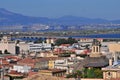 Cityscape of Cagliari seen from Bastione di Saint Remy Royalty Free Stock Photo