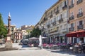 Piazza Yenne in Cagliari, Sardinia, Italy