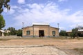 Cagliari: overview of saline in the Molentargius Regional Park - Idrovora of Rollo - Sardinia, Italy