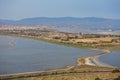 Cagliari, view to Regional Park of Molentargius