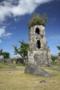 Cagsawa church ruins mayon volcano philippines Royalty Free Stock Photo