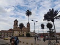 Cahedral at Zipaquira's Main Square Plaza Los Comuneros Colombia