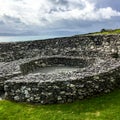 Cahergal Stone fort County Kerry Ireland Royalty Free Stock Photo