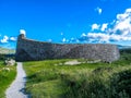 Cahergal Stone fort County Kerry Ireland Royalty Free Stock Photo