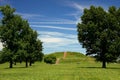 Cahokia mound Royalty Free Stock Photo