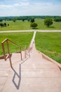 Cahokia Mounds Historic Site stairs