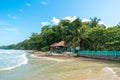 Cahuita - Nationalpark with beautiful beaches and rainforest in Costa Rica Royalty Free Stock Photo